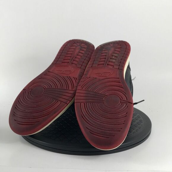 Nike Air Jordan 1 Nouveau Snakeskin Black/Red 819176-001 Men’s Size 11 - Picture 10 of 12